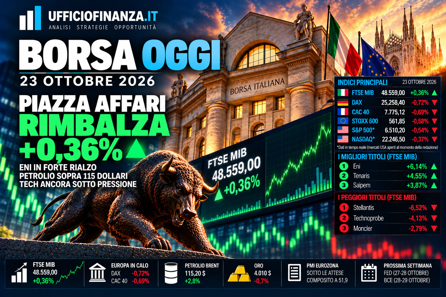 Borsa 23.10.2026