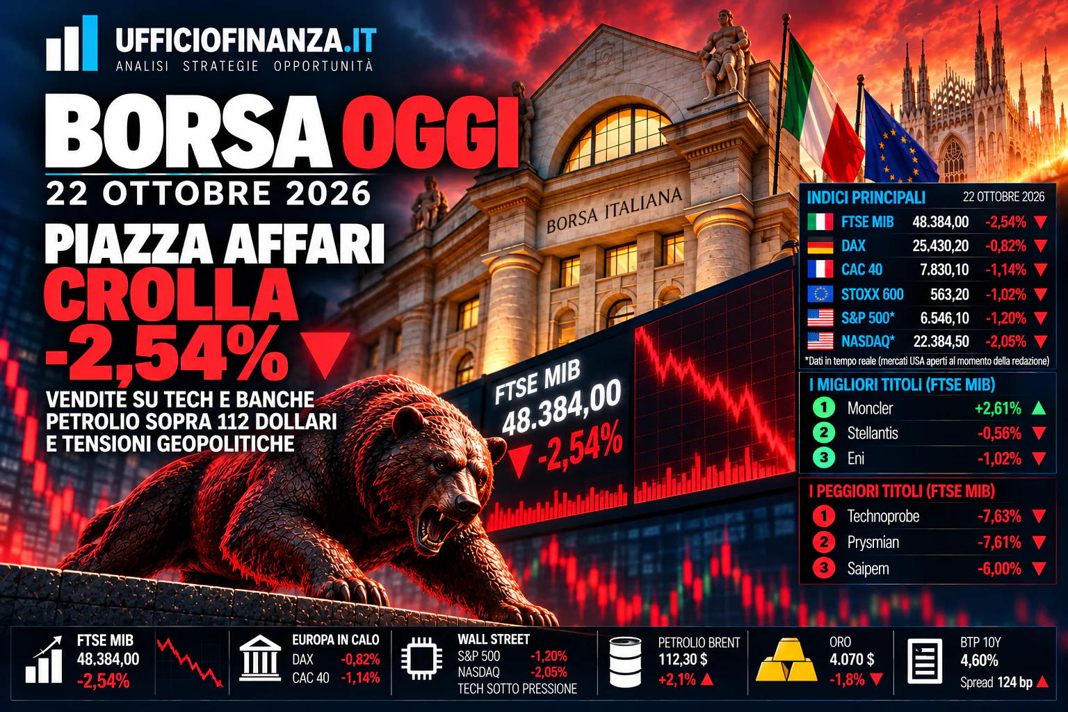 Borsa 22.10.2026